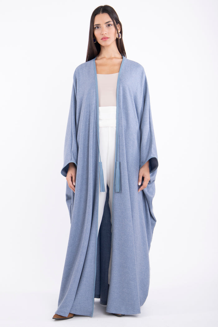 Cashmere Light Blue Abaya