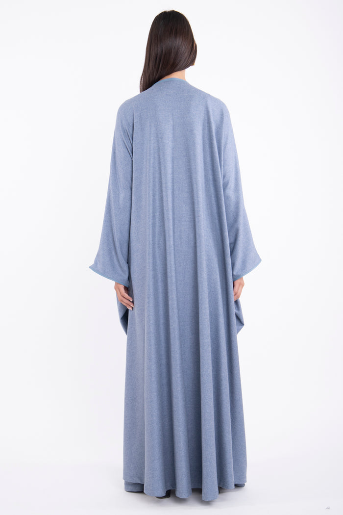 Cashmere Light Blue Abaya