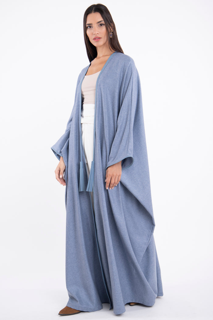 Cashmere Light Blue Abaya
