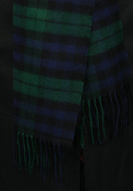 Cashmere Wool Scarf - Black Watch