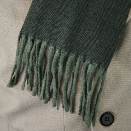 Cashmere Wool Scarf - Charcoal