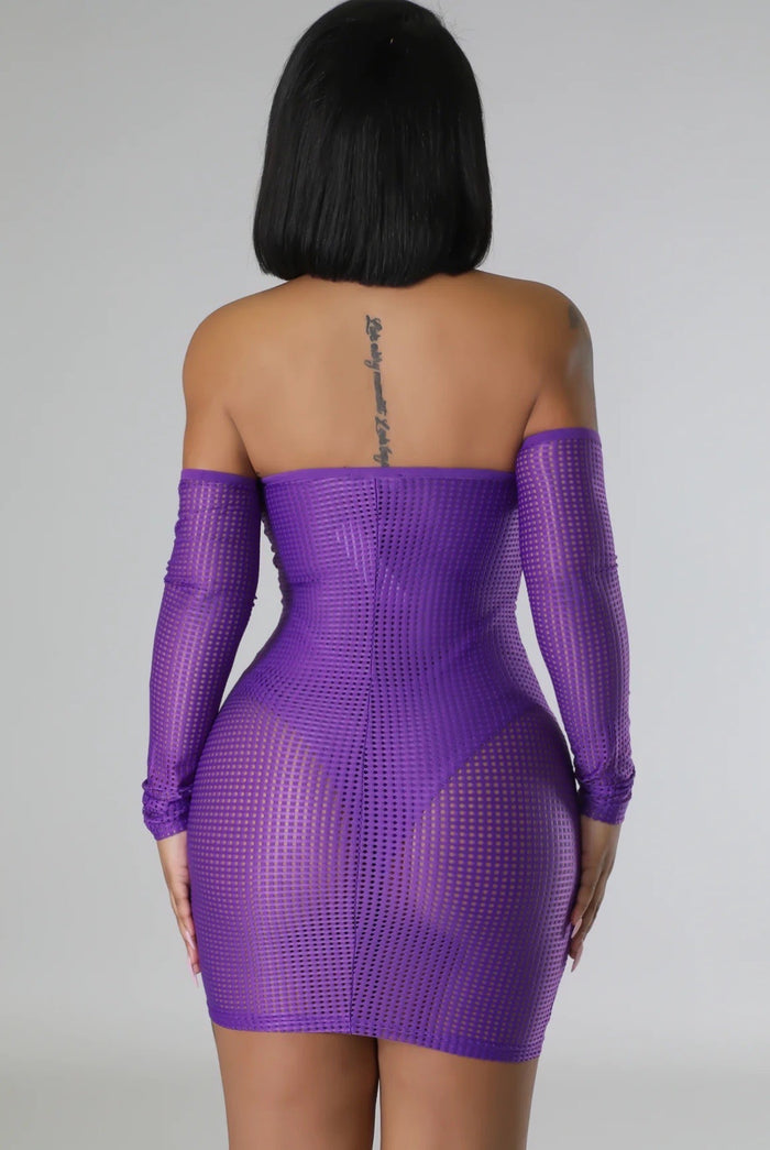 Catching Feelings.....Bodysuit Long Sleeve Tube Dress Good Time USA