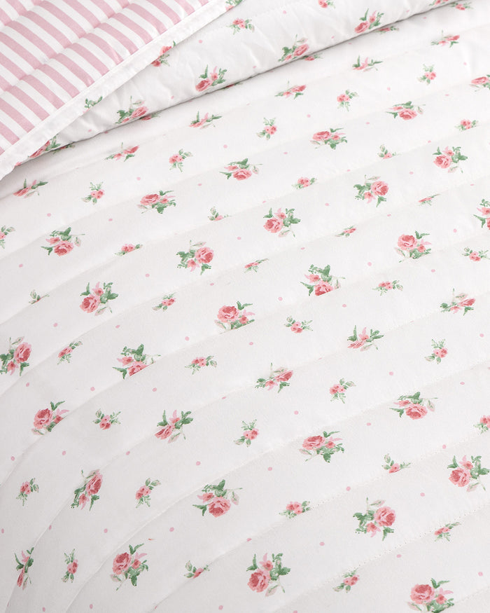 Ceraphina Floral Pink Quilt Set