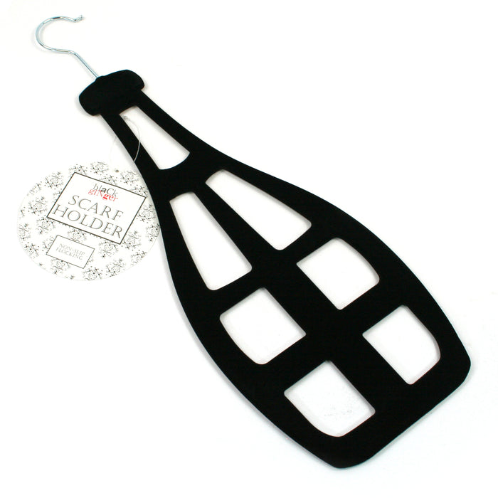 champagne bottle scarf hanger