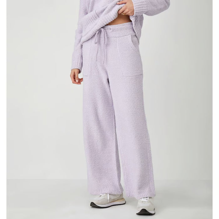 Charlie Paige Cozy Lounge Pant In Lavender