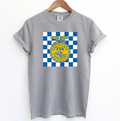 Checkered Emblem – Comfort Colors T-shirt