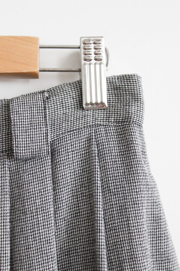 checkmate midi skirt