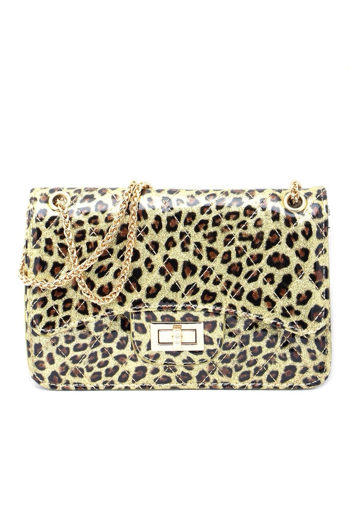 Chelsea....Shimmer Animal Print Purse