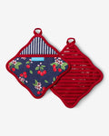 Cherry Blossom Pot Holder Set