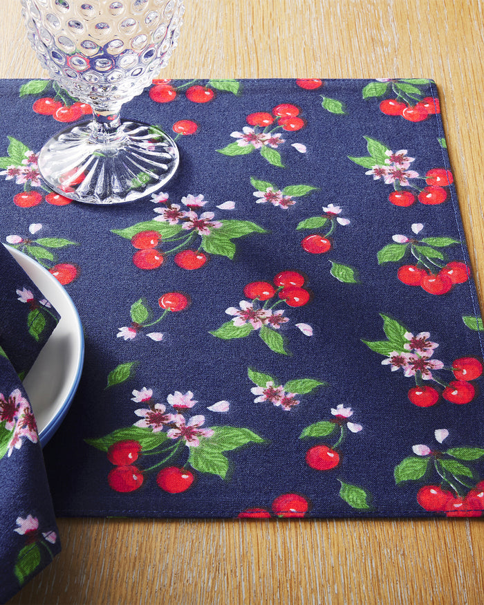 Cherry Blossom Reversible Placemat Set
