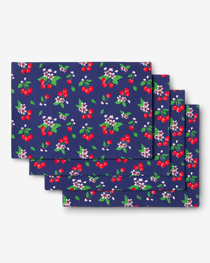 Cherry Blossom Reversible Placemat Set