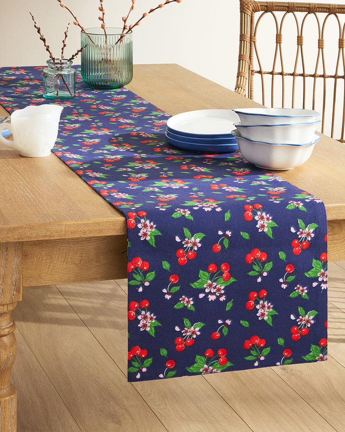 Cherry Blossom Reversible Table Runner