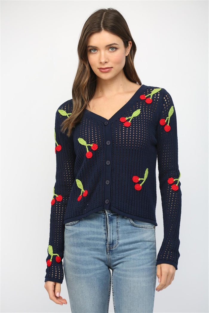 Cherry Cardigan