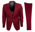 Cherry Red Stacy Adams Men's Suit - Giorgio's Menswear