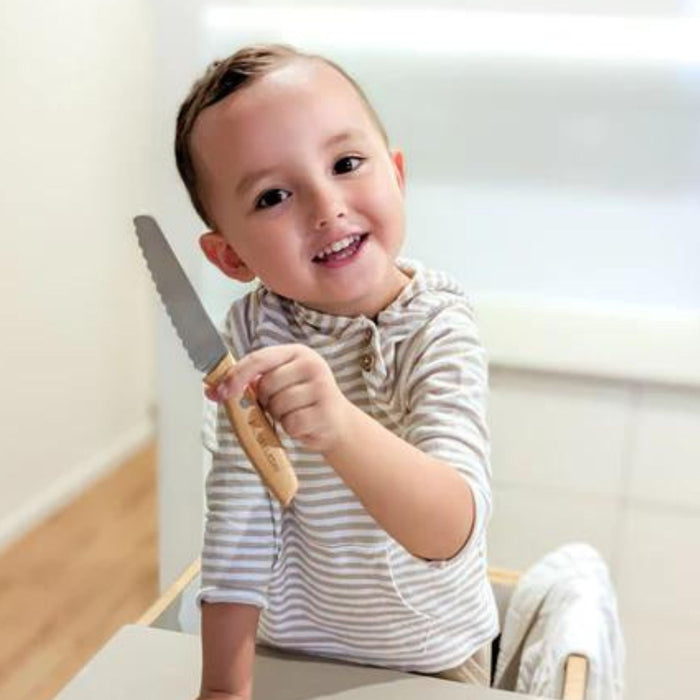 Child Safe Knife - Wood Handle