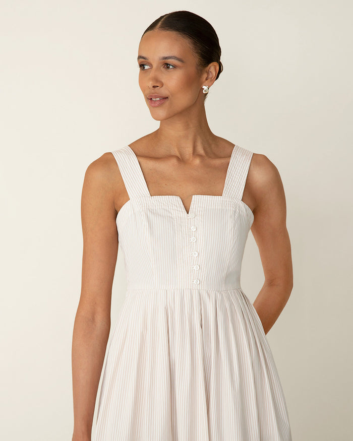 Clarence Midi Dress in Summer Blooms
