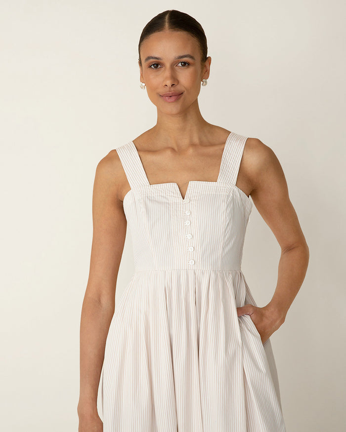 Clarence Midi Dress in Summer Blooms