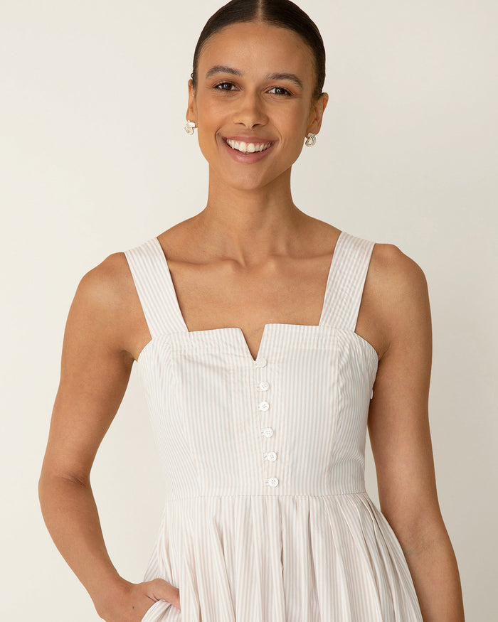 Clarence Midi Dress in Summer Blooms