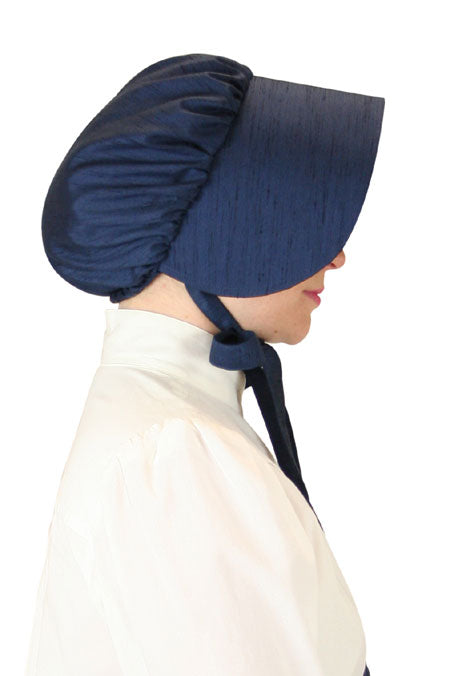 Clarissa Satin Bonnet - Blue