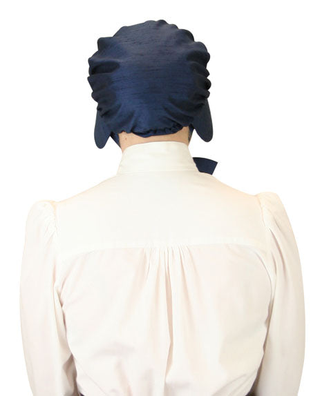 Clarissa Satin Bonnet - Blue