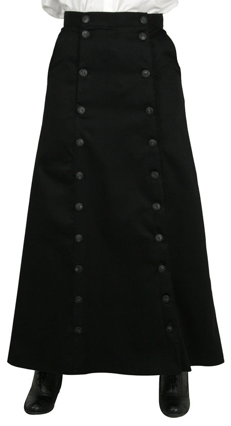 Classic Convertible Riding Skirt - Black