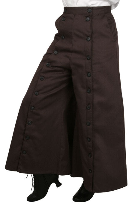 Classic Convertible Riding Skirt - Walnut