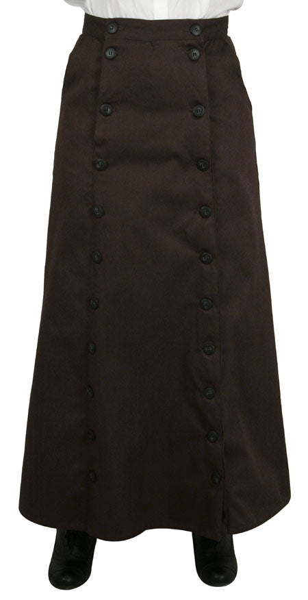 Classic Convertible Riding Skirt - Walnut