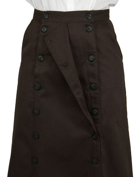 Classic Convertible Riding Skirt - Walnut