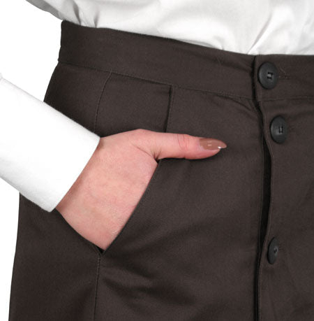 Classic Convertible Riding Skirt - Walnut