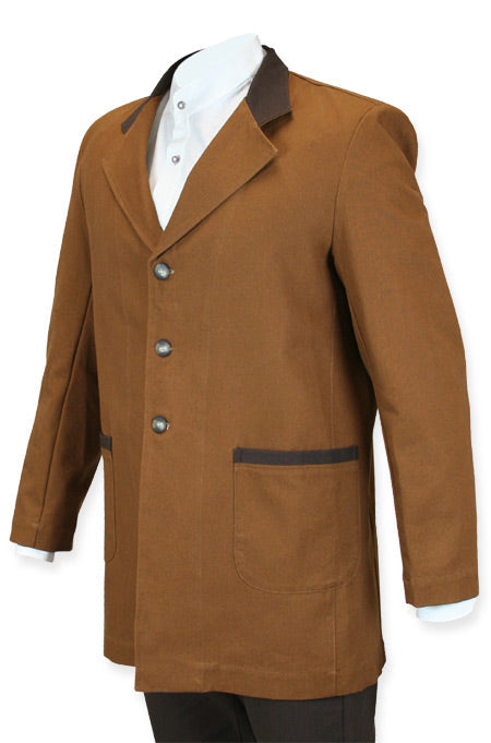 Classic Canvas Ranch Coat - Brown