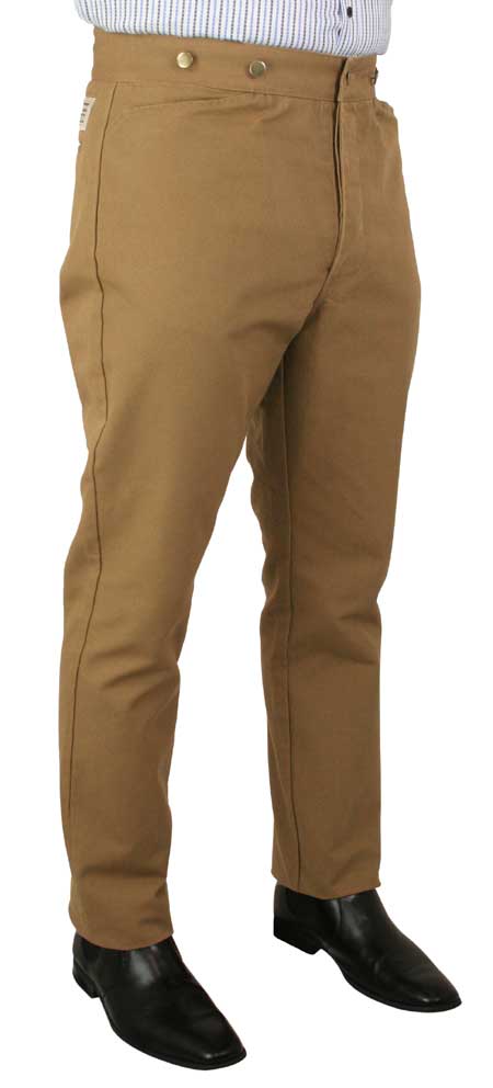 Classic Canvas Trousers - Chestnut