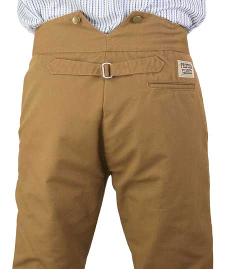 Classic Canvas Trousers - Chestnut