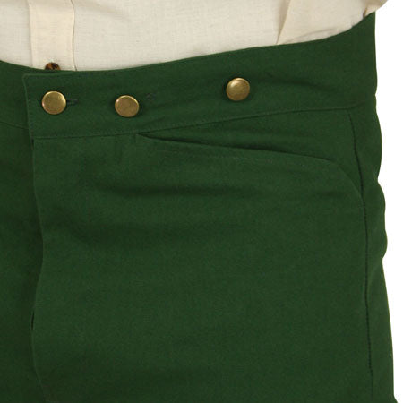 Classic Canvas Trousers - Green