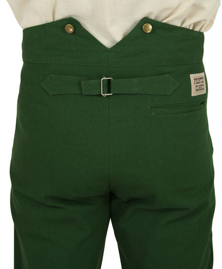 Classic Canvas Trousers - Green
