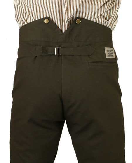 Classic Canvas Trousers - Walnut
