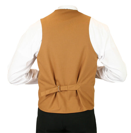 Classic Canvas Work Vest - Brown