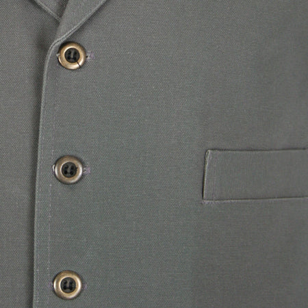 Classic Canvas Work Vest - Gray
