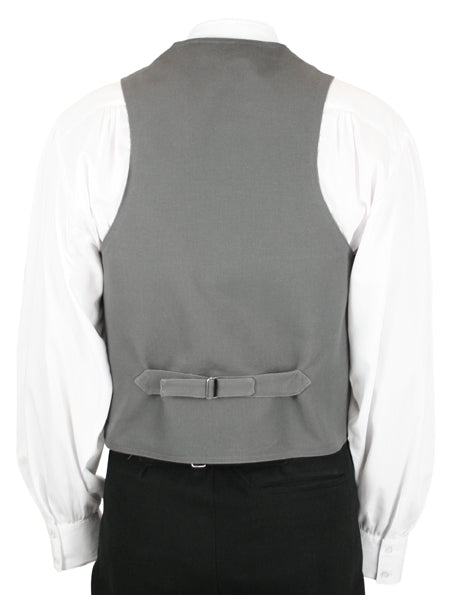 Classic Canvas Work Vest - Gray