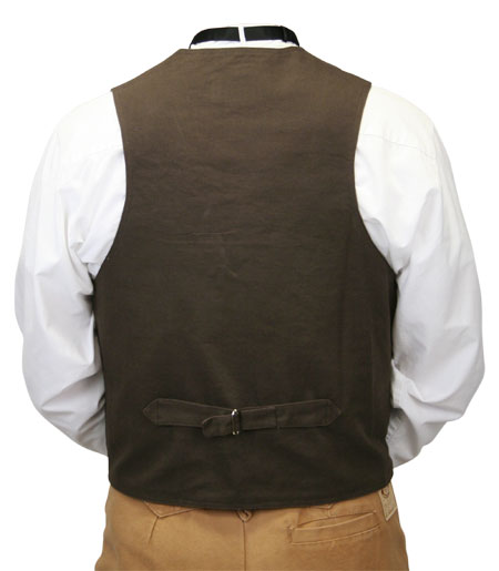 Classic Canvas Work Vest - Walnut