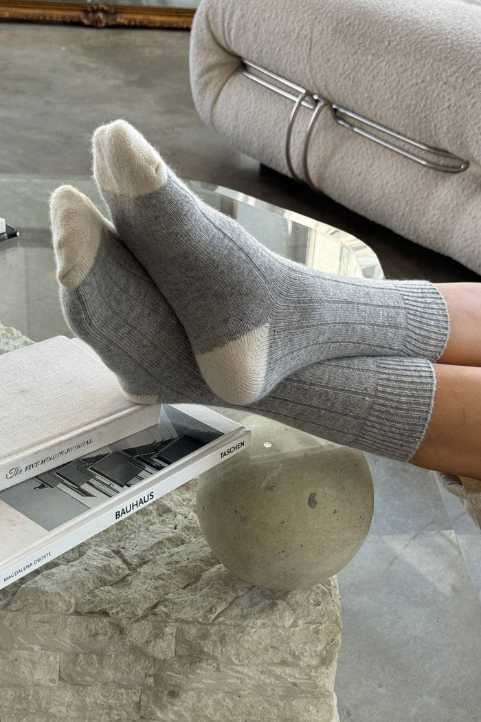 Classic Cashmere Socks - Poppy Red