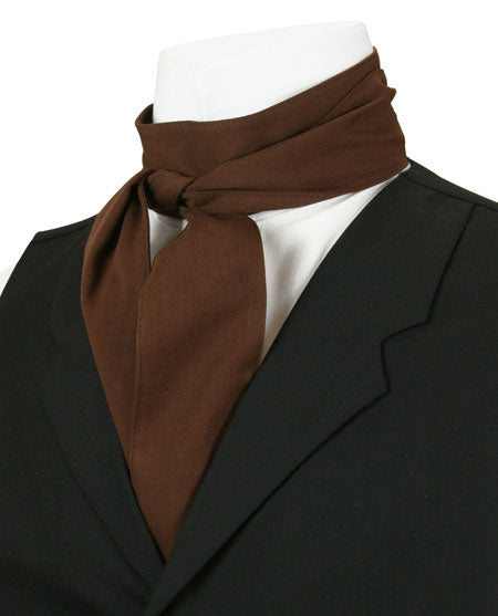 Classic Cotton Cravat - Brown