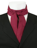 Classic Cotton Cravat - Burgundy