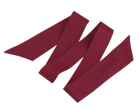 Classic Cotton Cravat - Burgundy