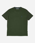 AT.P.CO Classic Crew Green Tee - Men's T-Shirts at Menzclub