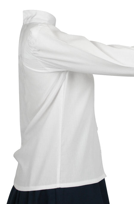 Classic Gibson Girl Blouse - White