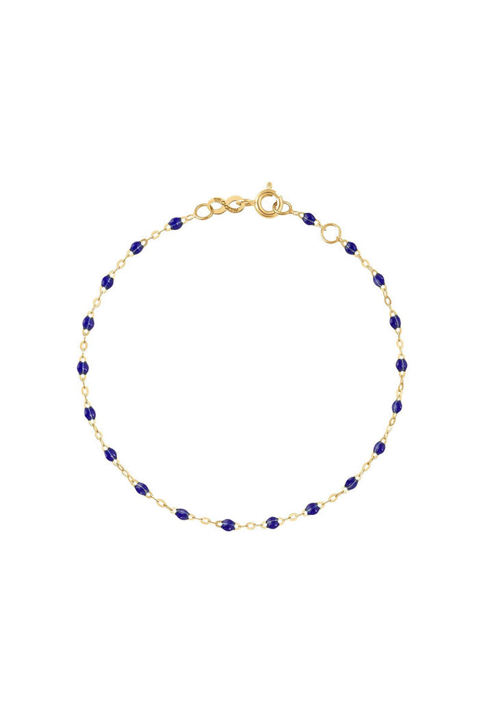 Classic Gigi Bracelet - Lapis 18k Yellow Gold