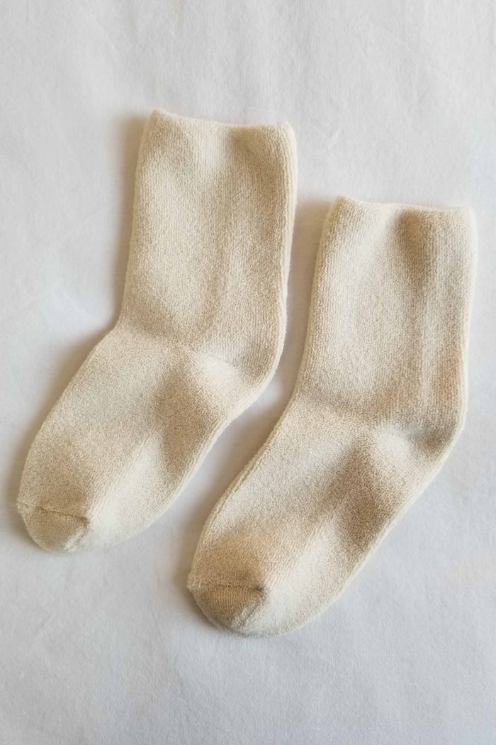 Cloud Socks - Sepia