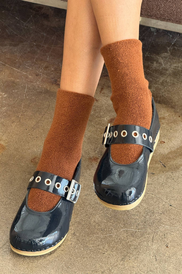 Cloud Socks - Sepia