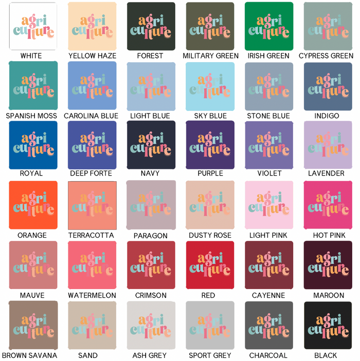 Colorful Agriculture– Crewneck