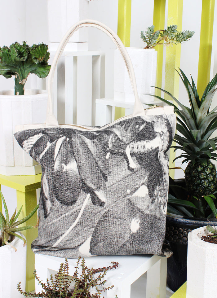 Come Out To The Coast: Printed Canvas Tote